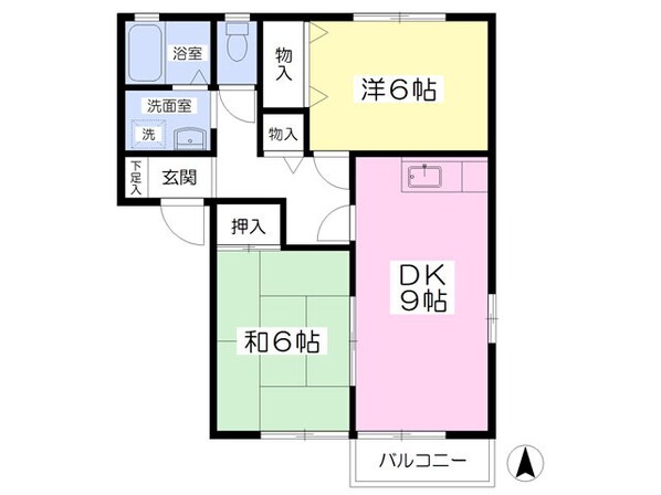 グリーンライフの物件間取画像